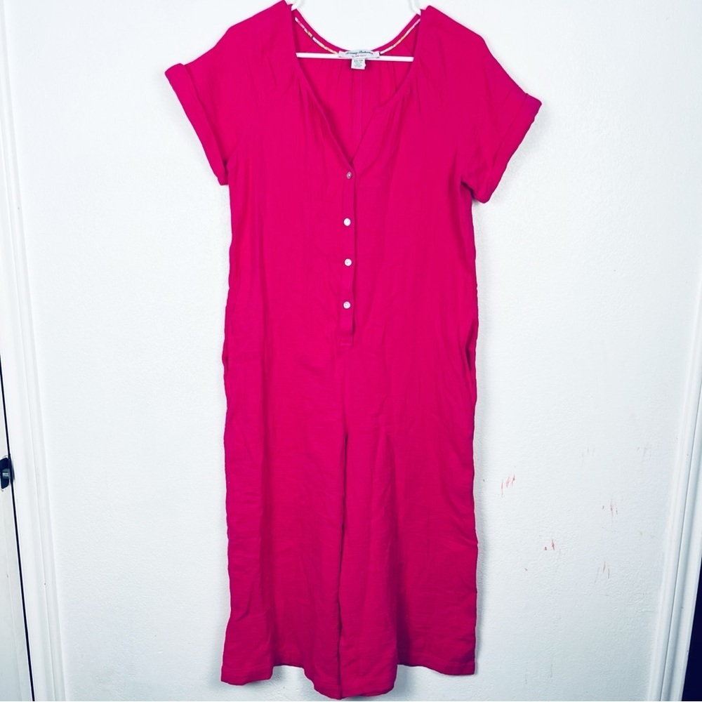 Tommy Bahama size XS pink crop jumpsuit